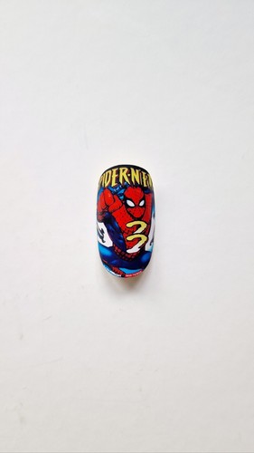 Spiderman head badge decal - spiderman,