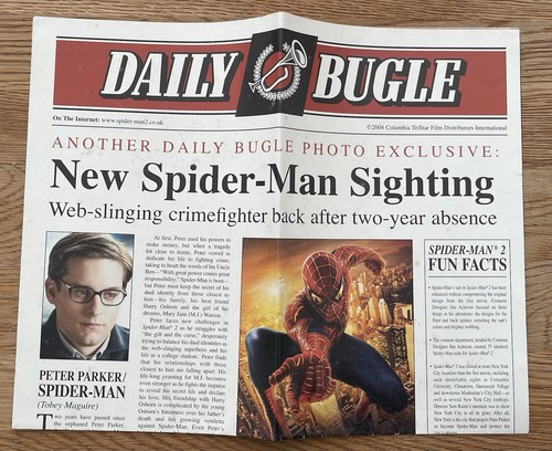 Spider man 2004 promotional - spider-man,